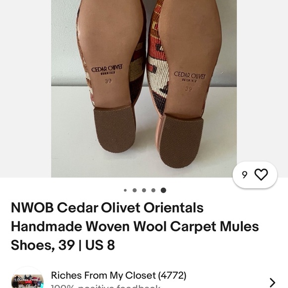 Colorful Patterned Slip-On Mules - Picture 7 of 7